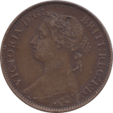 1884 FARTHING ( VF ) 3 - Farthing - Cambridgeshire Coins