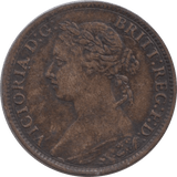 1884 FARTHING ( VF ) - Farthing - Cambridgeshire Coins