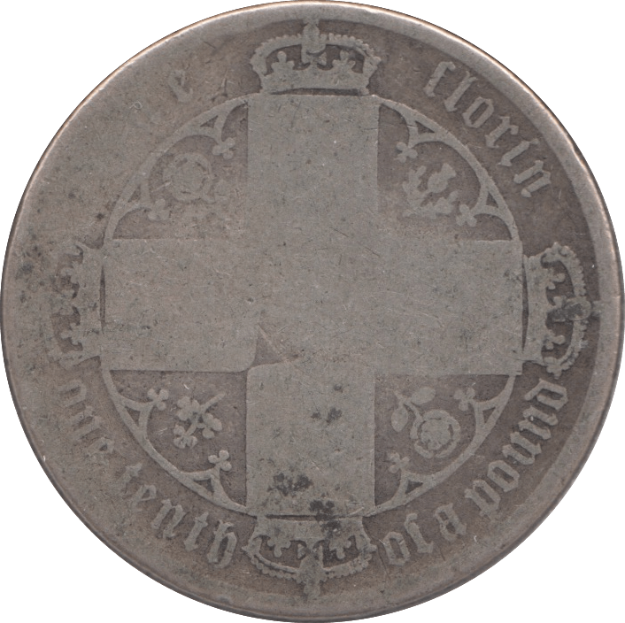 1884 FLORIN ( FAIR ) DIE 14 - FLORIN - Cambridgeshire Coins