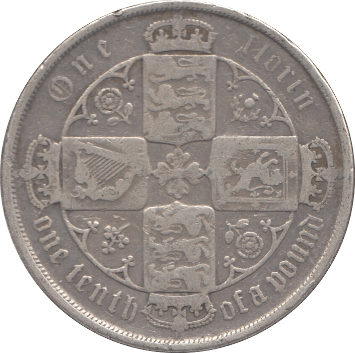 1884 FLORIN ( FINE ) - Florin - Cambridgeshire Coins
