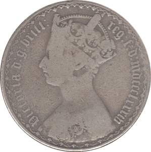 1884 FLORIN ( FINE ) - Florin - Cambridgeshire Coins