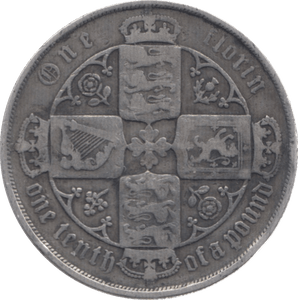 1884 FLORIN ( GF ) 2 - Florin - Cambridgeshire Coins