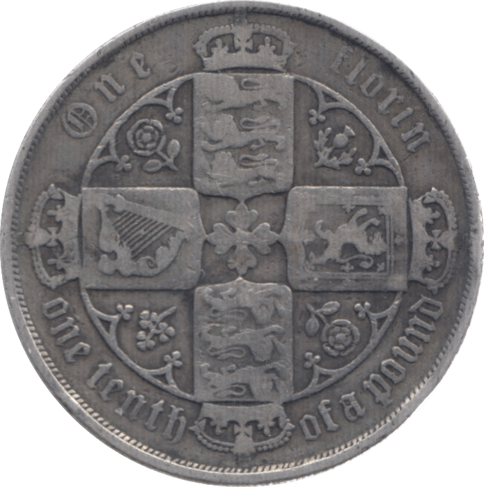 1884 FLORIN ( GF ) 2 - Florin - Cambridgeshire Coins