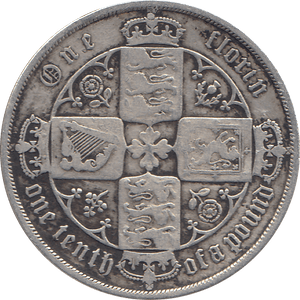 1884 FLORIN ( NF ) 4 - Florin - Cambridgeshire Coins