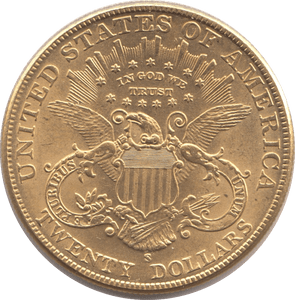 1884 GOLD 20 DOLLAR USA SAN FRANCISCO MINT - Gold World Coins - Cambridgeshire Coins