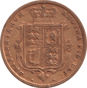 1884 GOLD HALF SOVEREIGN ( VF ) - Half Sovereign - Cambridgeshire Coins
