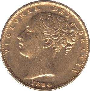 1884 GOLD SOVEREIGN ( EF ) MELBOURNE MINT - Sovereign - Cambridgeshire Coins