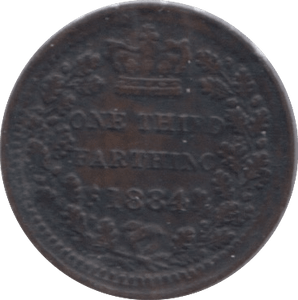 1884 HALF FARTHING ( EF ) - Half Farthing - Cambridgeshire Coins