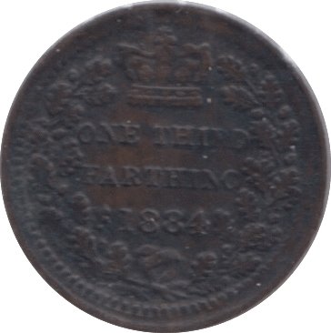 1884 HALF FARTHING ( EF ) - Half Farthing - Cambridgeshire Coins