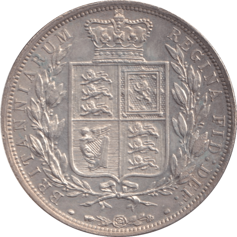 1884 HALFCROWN ( AUNC ) - Halfcrown - Cambridgeshire Coins