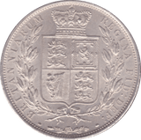 1884 HALFCROWN ( AUNC ) SMALL SCRATCH - Halfcrown - Cambridgeshire Coins
