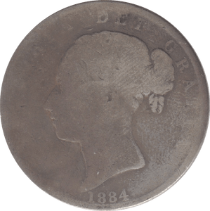1884 HALFCROWN ( FAIR ) 28 - Halfcrown - Cambridgeshire Coins