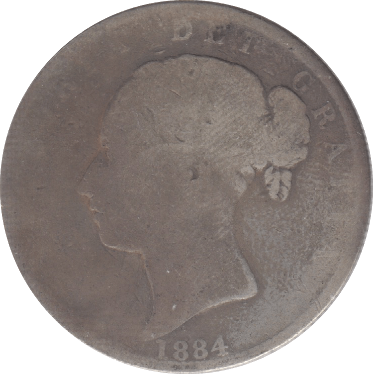 1884 HALFCROWN ( FAIR ) 28 - Halfcrown - Cambridgeshire Coins