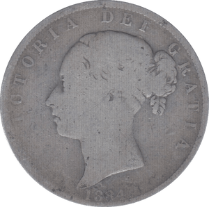 1884 HALFCROWN ( FAIR ) 2 - Halfcrown - Cambridgeshire Coins
