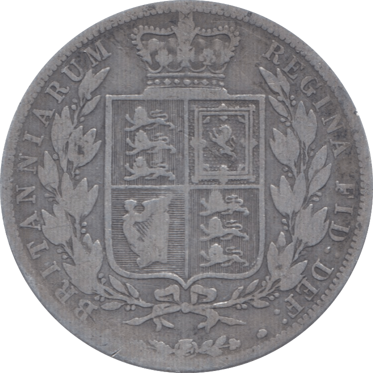 1884 HALFCROWN ( FAIR ) 2 - Halfcrown - Cambridgeshire Coins