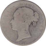 1884 HALFCROWN ( FAIR ) 4 - Halfcrown - Cambridgeshire Coins