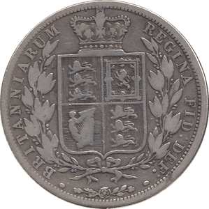 1884 HALFCROWN ( FAIR ) 4 - Halfcrown - Cambridgeshire Coins