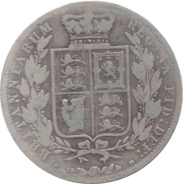 1884 HALFCROWN ( FAIR ) 6 - Halfcrown - Cambridgeshire Coins