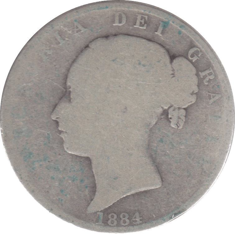 1884 HALFCROWN ( FAIR ) 6 - Halfcrown - Cambridgeshire Coins