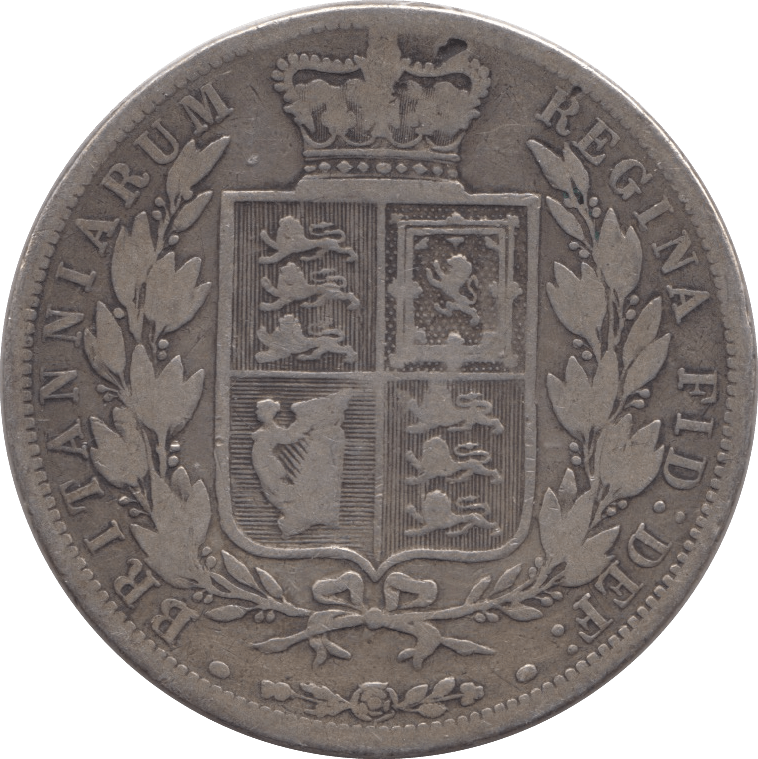 1884 HALFCROWN ( FAIR ) 7 - Halfcrown - Cambridgeshire Coins