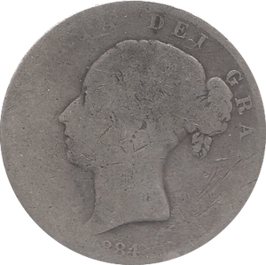 1884 HALFCROWN ( FAIR ) C - Halfcrown - Cambridgeshire Coins