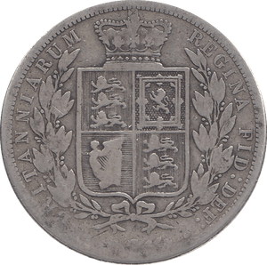 1884 HALFCROWN ( FAIR ) D - Halfcrown - Cambridgeshire Coins