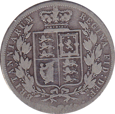 1884 HALFCROWN ( FAIR ) - Halfcrown - Cambridgeshire Coins