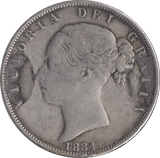 1884 HALFCROWN ( GF ) - Halfcrown - Cambridgeshire Coins