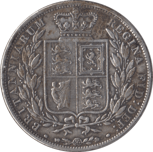 1884 HALFCROWN ( GF ) - Halfcrown - Cambridgeshire Coins