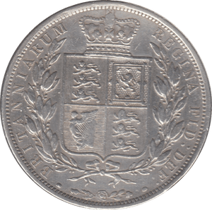 1884 HALFCROWN ( GVF ) 5 - Halfcrown - Cambridgeshire Coins