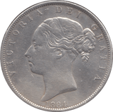 1884 HALFCROWN ( GVF ) 5 - Halfcrown - Cambridgeshire Coins