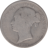 1884 HALFCROWN ( NF ) 4 - Halfcrown - Cambridgeshire Coins