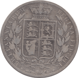 1884 HALFCROWN ( NF ) 4 - Halfcrown - Cambridgeshire Coins