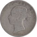1884 HALFCROWN ( NF ) - Halfcrown - Cambridgeshire Coins