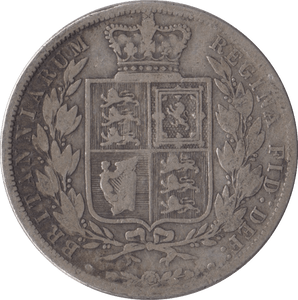 1884 HALFCROWN ( NF ) - Halfcrown - Cambridgeshire Coins