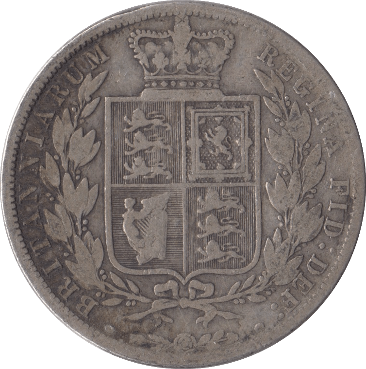 1884 HALFCROWN ( NF ) - Halfcrown - Cambridgeshire Coins