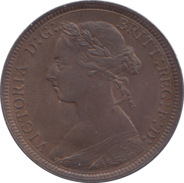 1884 HALFPENNY ( AUNC ) - Halfpenny - Cambridgeshire Coins