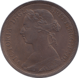 1884 HALFPENNY ( AUNC ) - Halfpenny - Cambridgeshire Coins