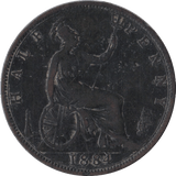 1884 HALFPENNY ( NF ) - Halfpenny - Cambridgeshire Coins