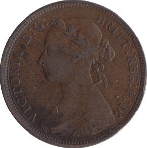 1884 HALFPENNY ( VF ) - Halfpenny - Cambridgeshire Coins