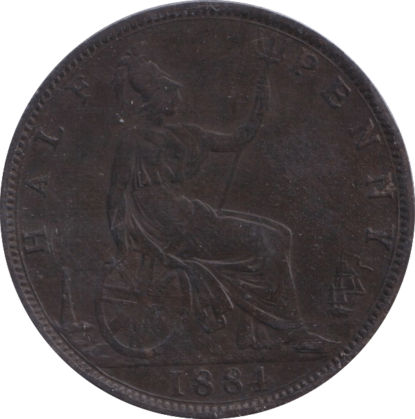 1884 HALFPENNY ( VF ) - Halfpenny - Cambridgeshire Coins