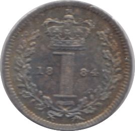 1884 MAUNDY ONE PENNY ( BU ) - Maundy Coins - Cambridgeshire Coins