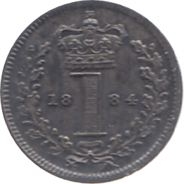 1884 MAUNDY ONEPENNY ( UNC ) - Maundy Coins - Cambridgeshire Coins