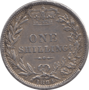 1884 ONE SHILLING ( GVF ) - Shilling - Cambridgeshire Coins