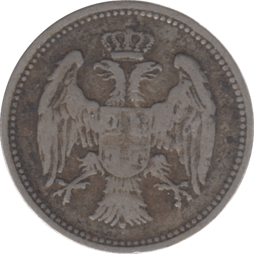 1884 SERBIA 50 PARA - WORLD COINS - Cambridgeshire Coins