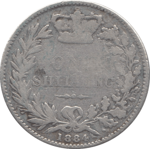 1884 SHILLING ( FAIR ) 2 - Shilling - Cambridgeshire Coins