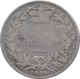 1884 SHILLING ( FAIR ) 2 - Shilling - Cambridgeshire Coins