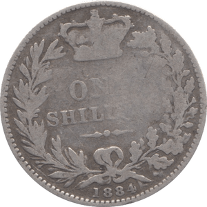 1884 SHILLING ( FAIR ) 2 - Shilling - Cambridgeshire Coins