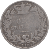 1884 SHILLING ( FAIR ) 2 - Shilling - Cambridgeshire Coins