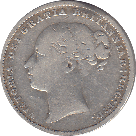 1884 SHILLING ( FAIR ) 4 - Shilling - Cambridgeshire Coins